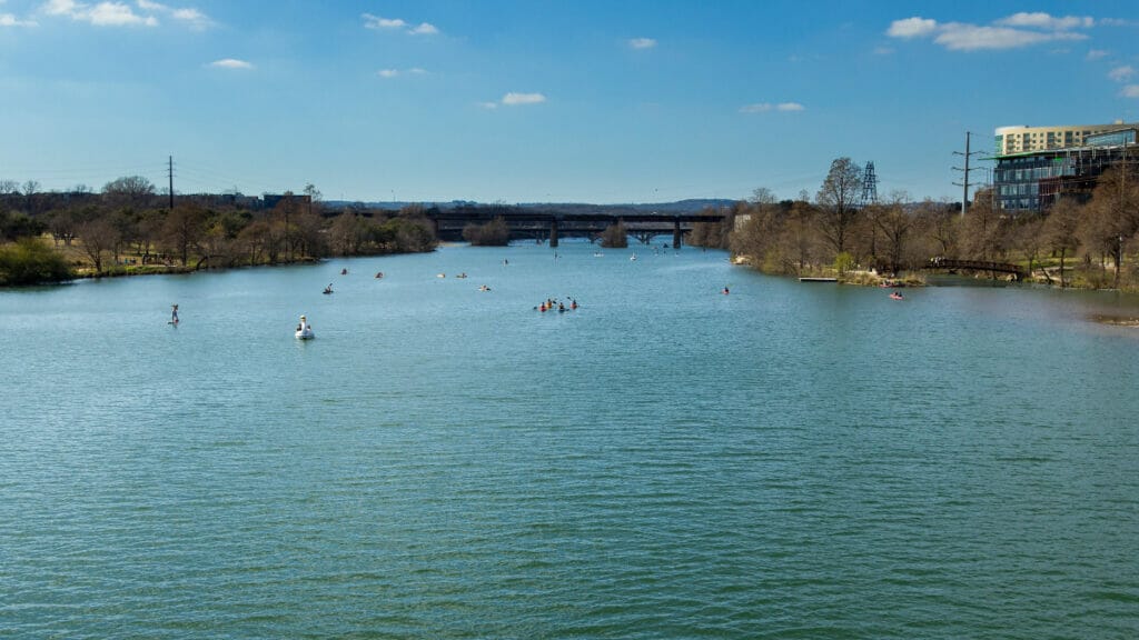 Lady Bird Lake in Texas