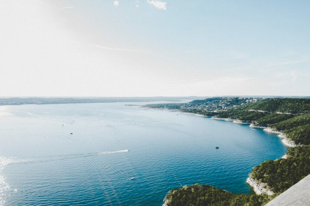 Lake Travis in Texas