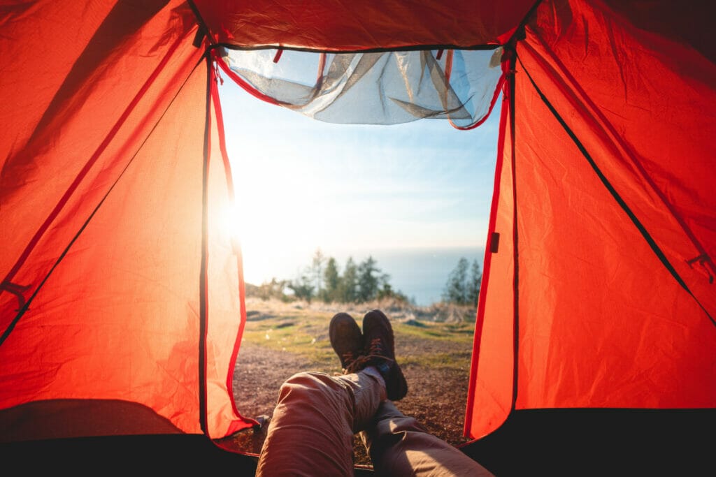 tent camping