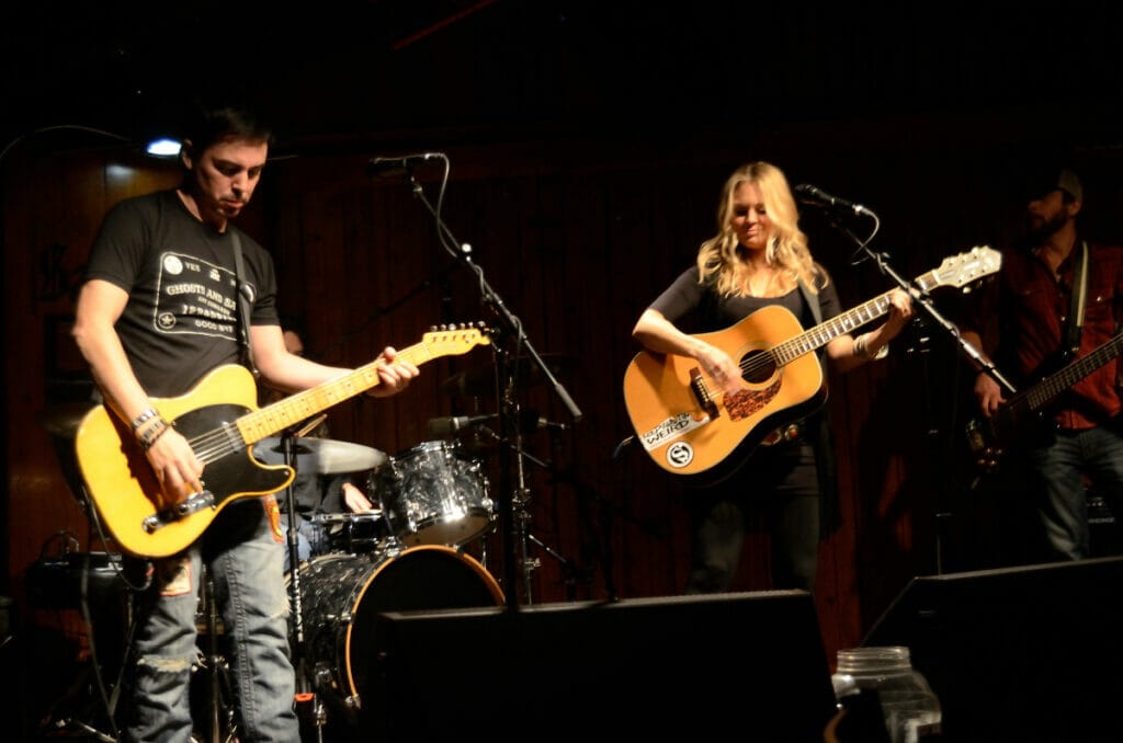 Performers at the Saxon Pub