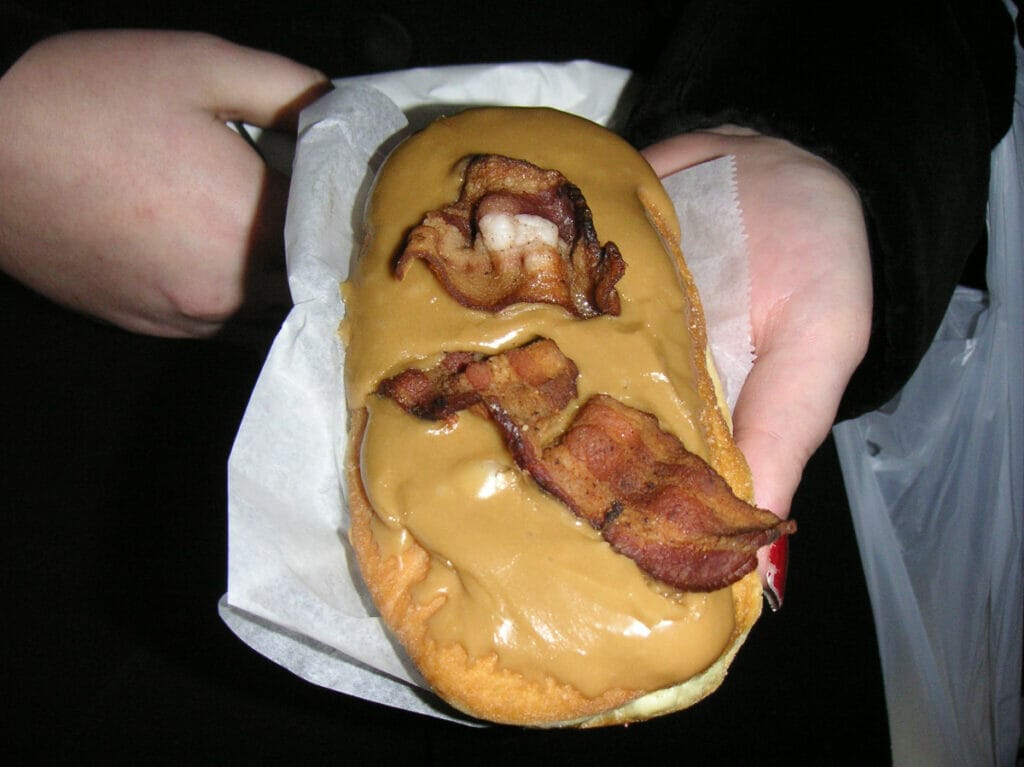 Picture of a donut from VoDoo Doughnut