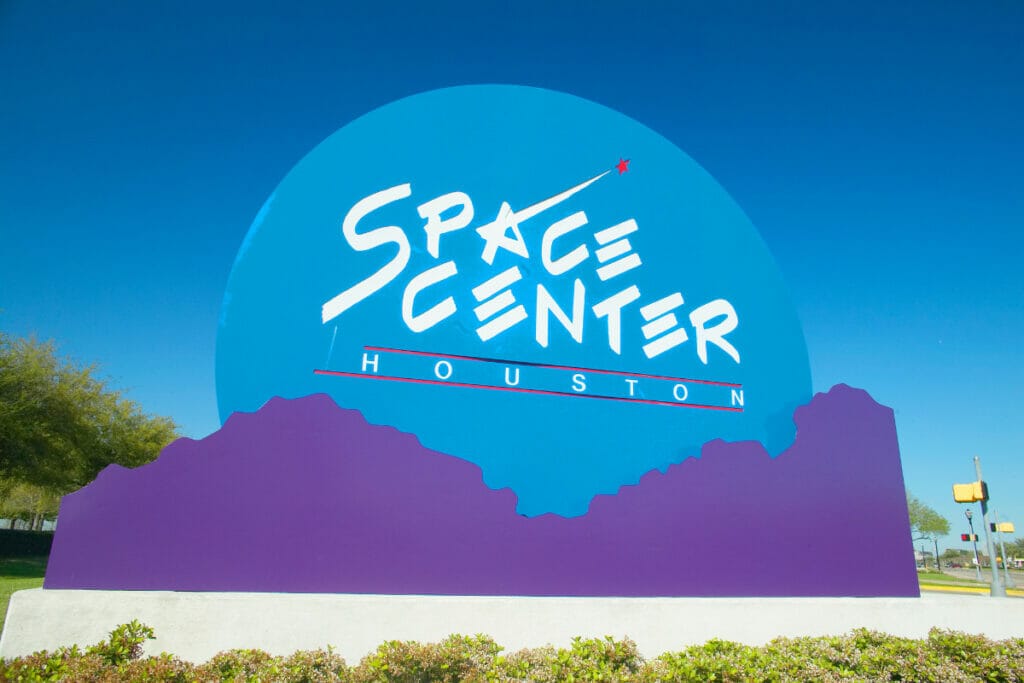 Houston Space Center sign