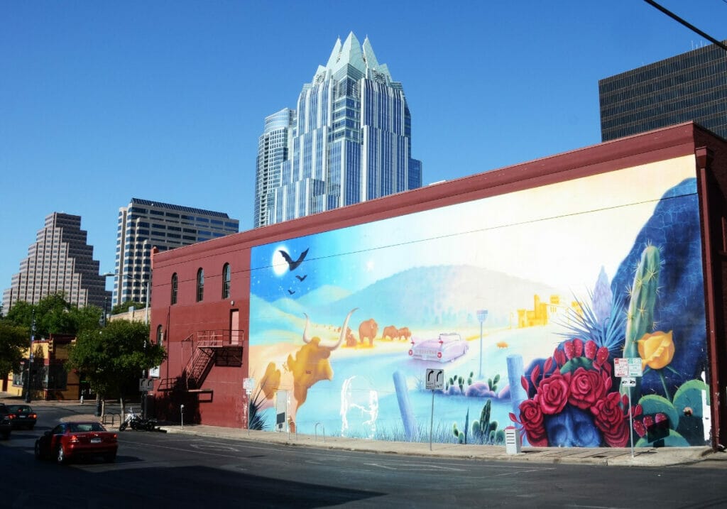 Austin wall mural