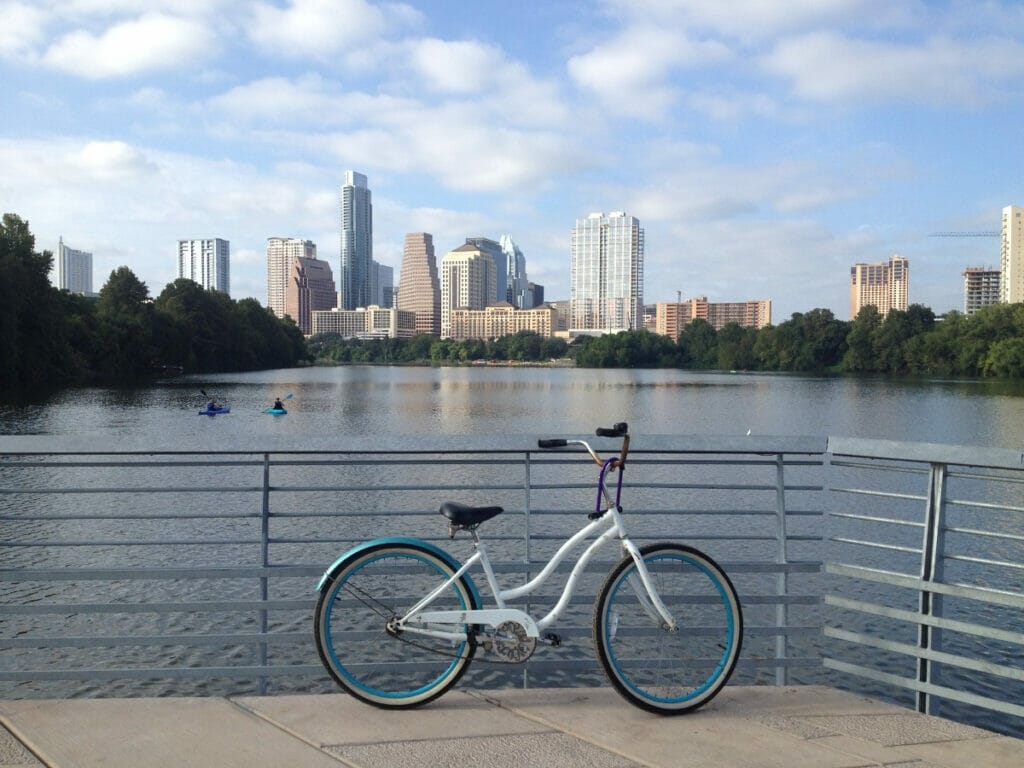 Bike on the Lady Lake boardwalk