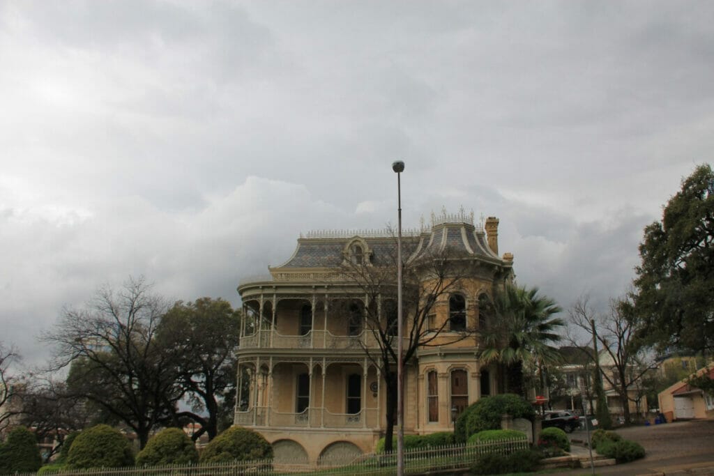 Exterior of the John Bremond House in Austin Texas