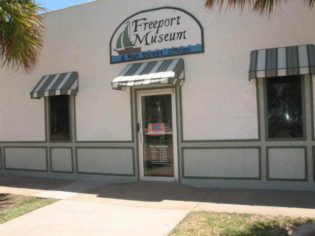 Exterior of the Freeport Historical Museum 