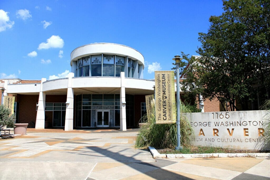 Exterior of the George Washington Carver Museum 