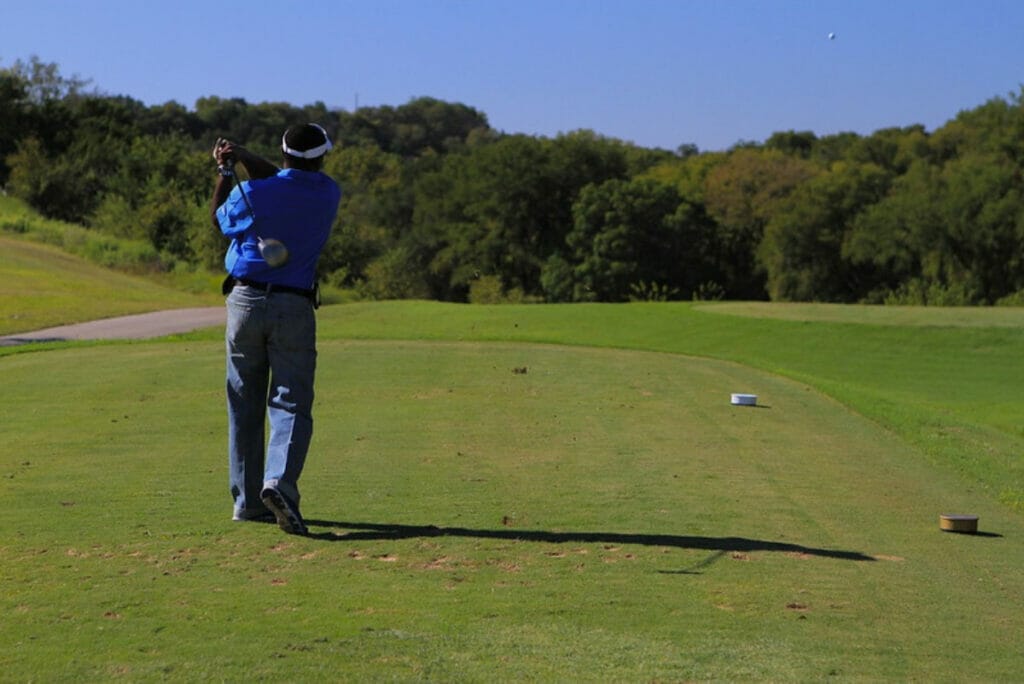 Golfing in Texas