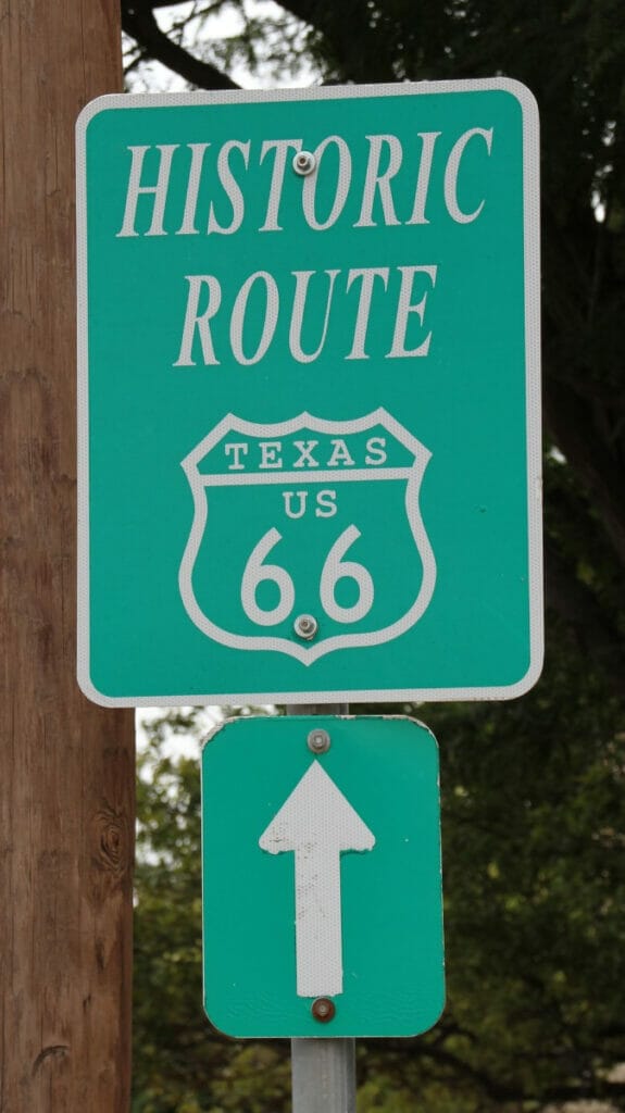 Route 66 sign 