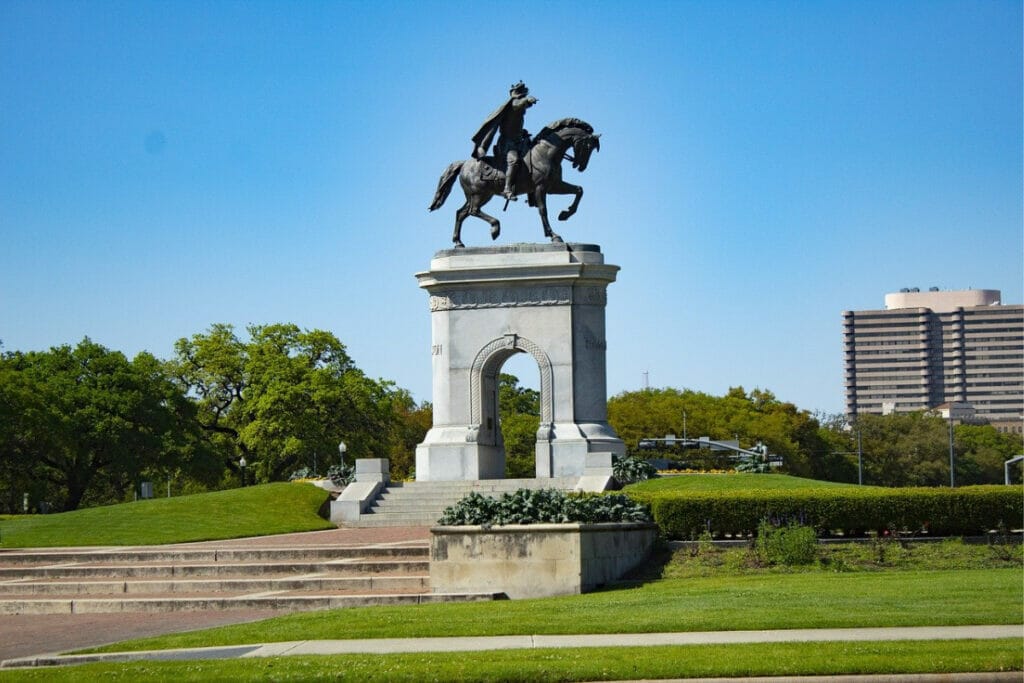 Houston statue 