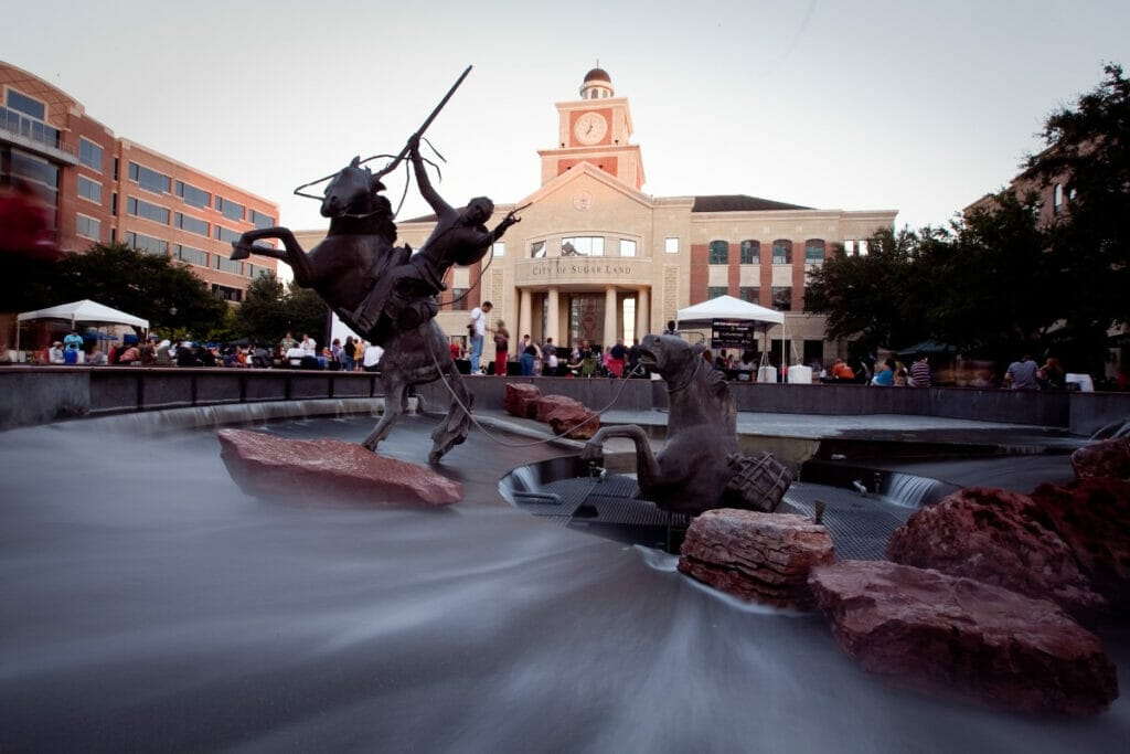 Sugarland Town Square in Texas