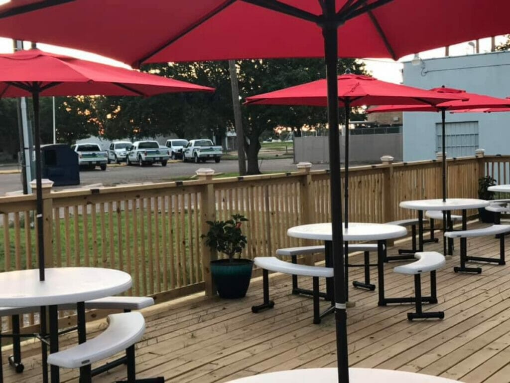 Patio at Sweet T's Diner