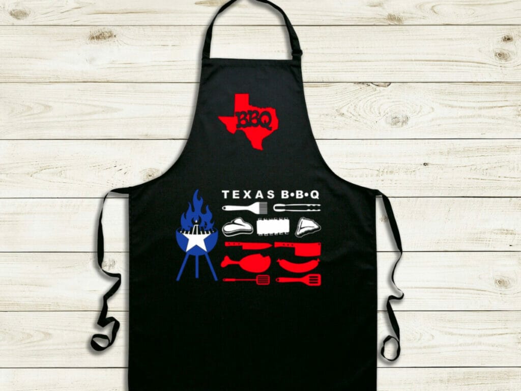 Texas grilling apron 