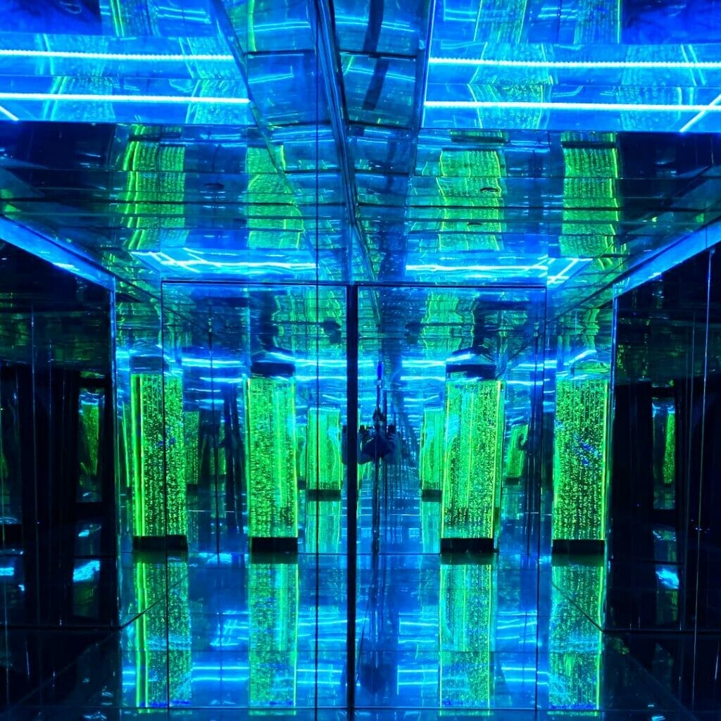 Amazing Mirror Maze exhibit