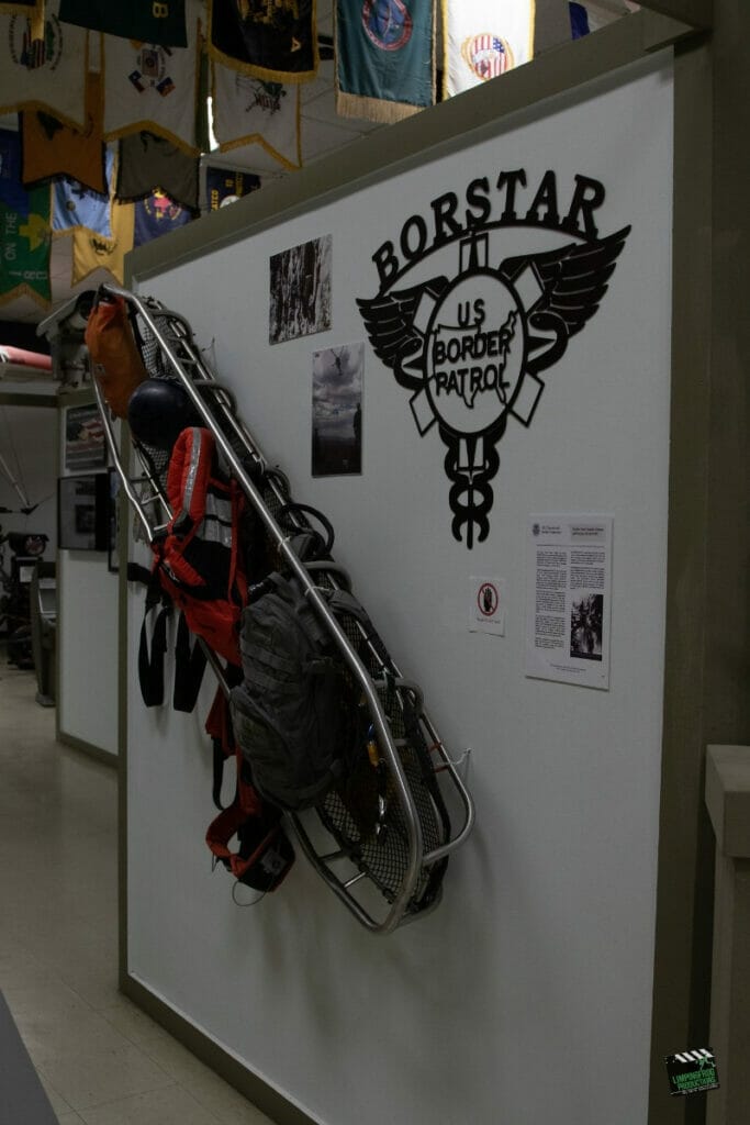 Museum exhibit at the National Border Patrol Museum