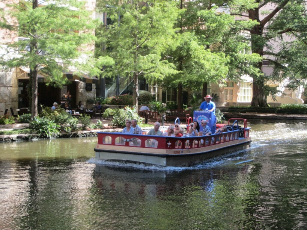 San Antonio River Walk boat 