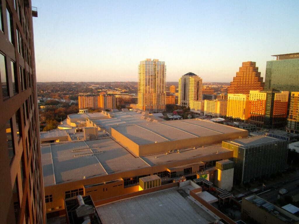 Austin skyline morning 