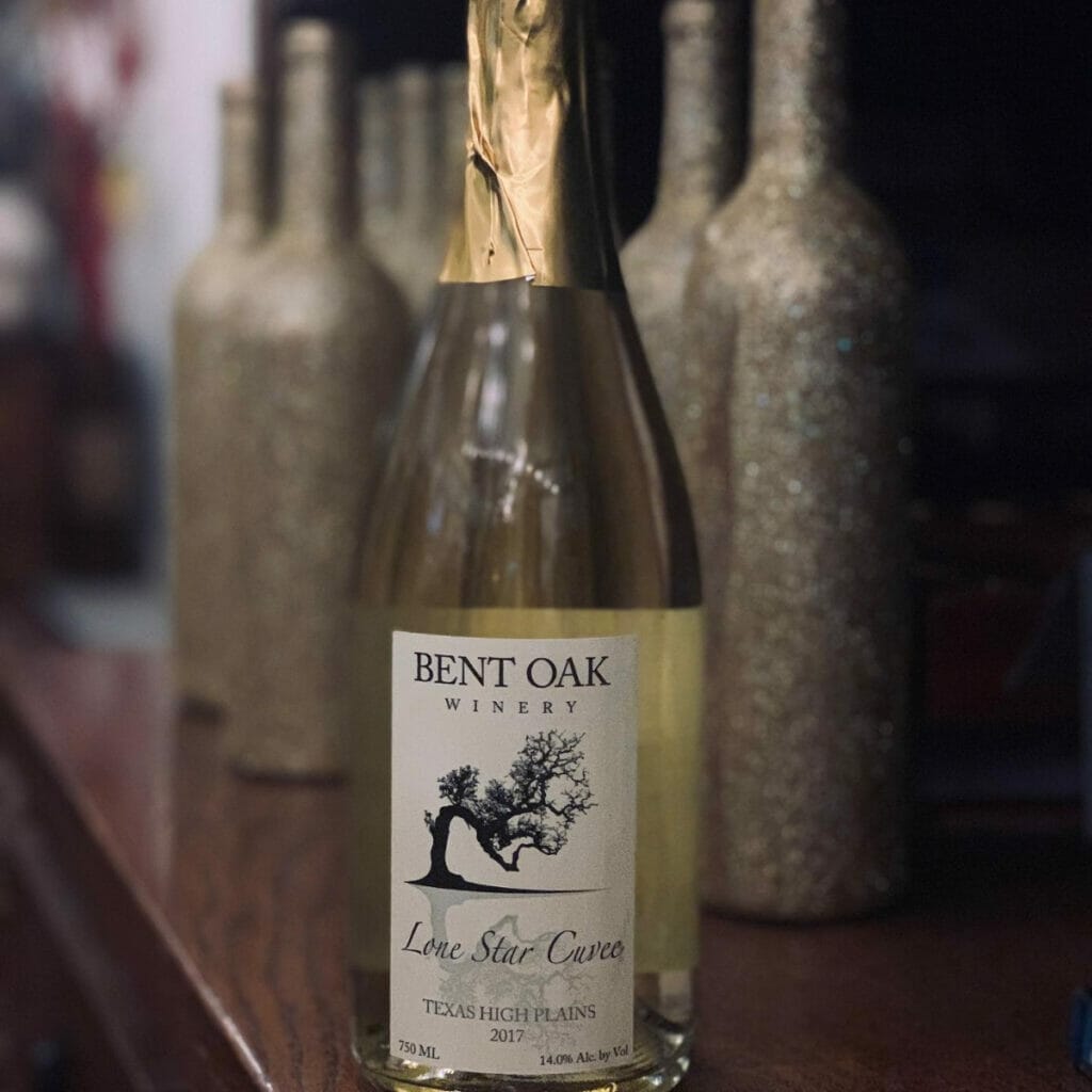 Bent Oak Wine bottle