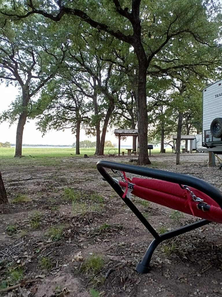 Cedron Creek camping spot 