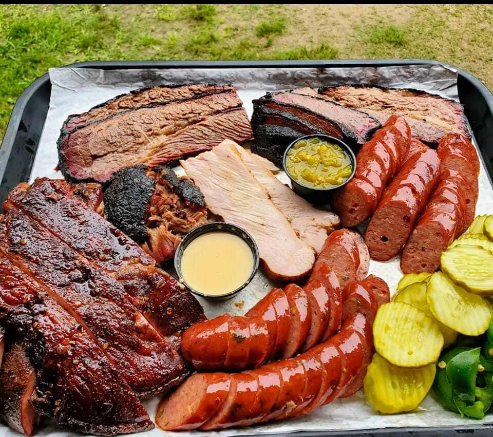 Meat from Corkscrew bbq 