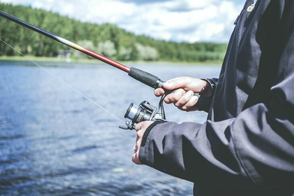 Man fishing