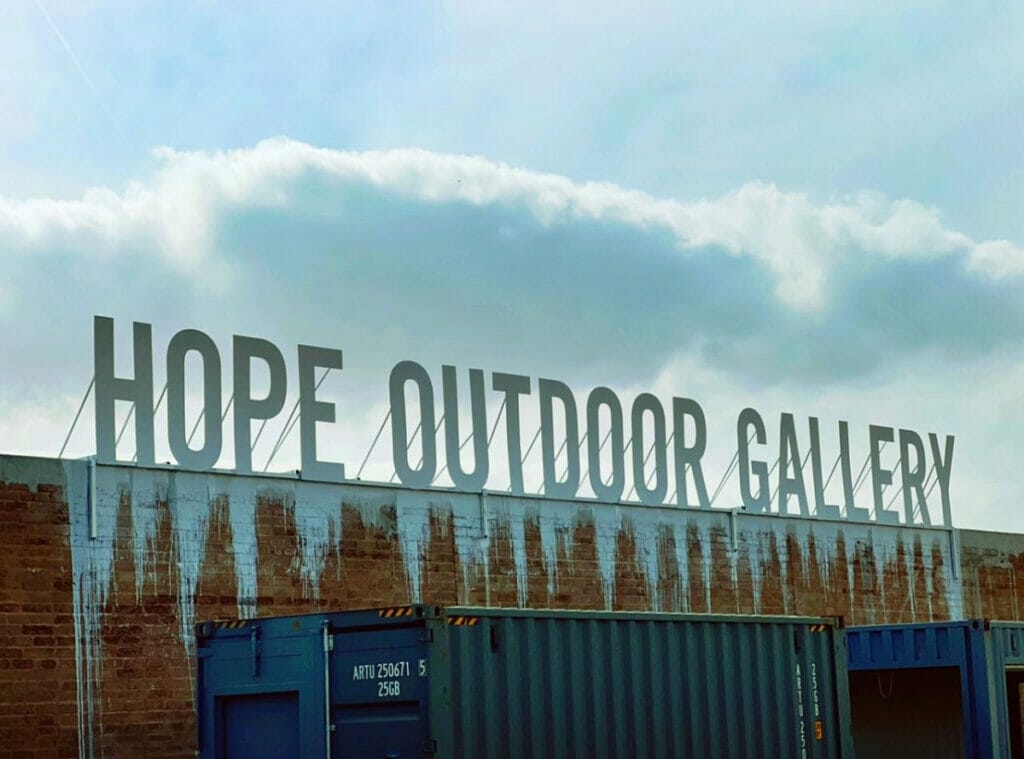 Hope Outdoor Gallery sign 
