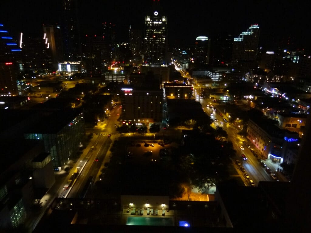 Downtown Austin at night 