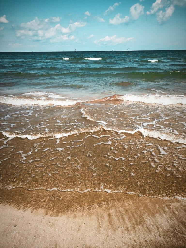Mustang Beach water
