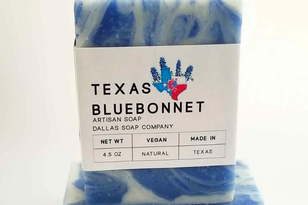 Blue bonnet soap