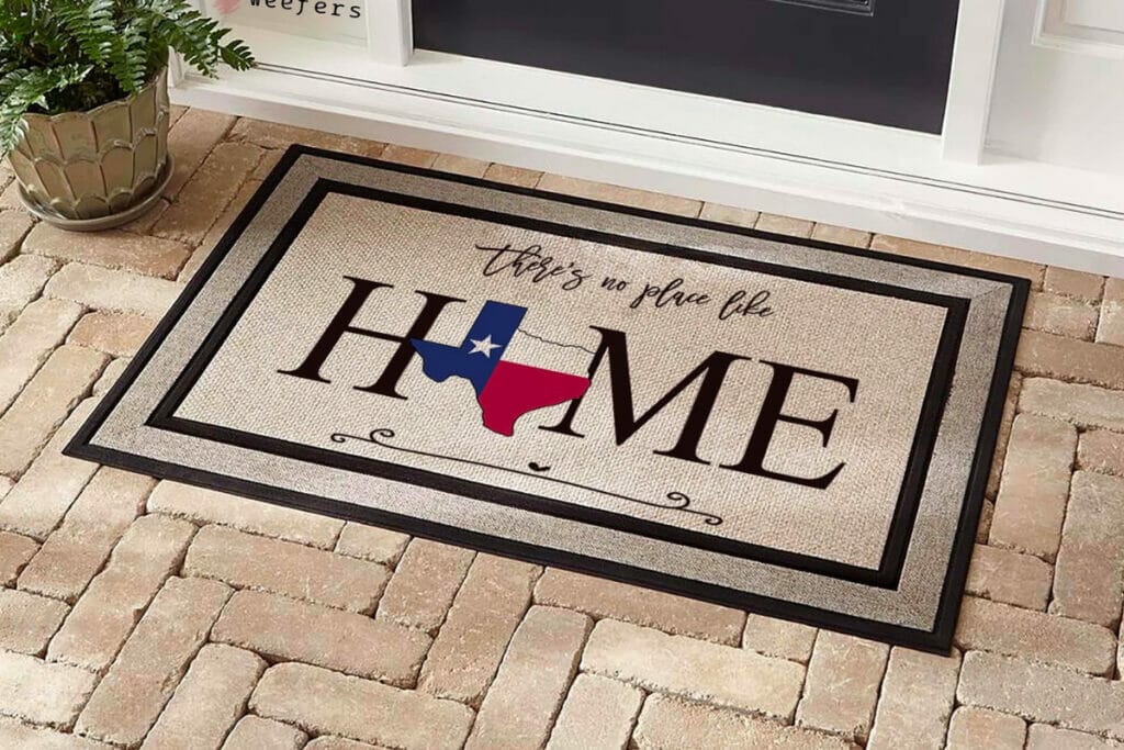 Texas welcome mat