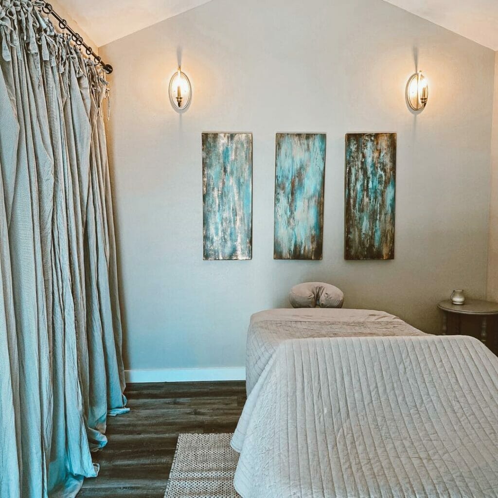Spa beds at White Elm in College Station 