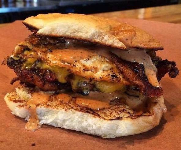 Mother clucker sandwich from Stanley's Famous BBQ pit 