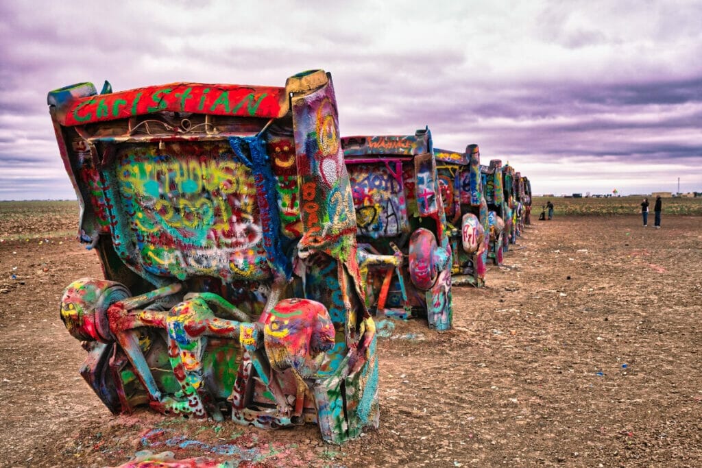 Cars from Cadillac Ranch 