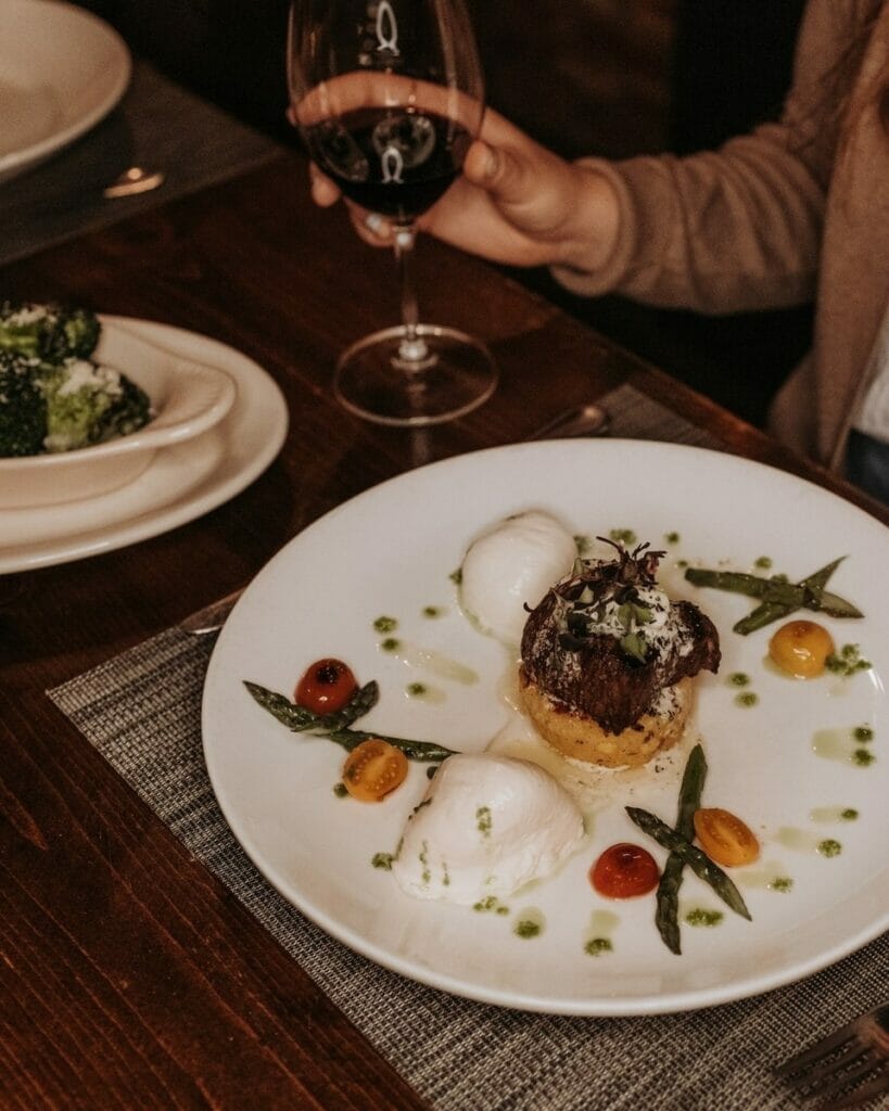 Steak from Diamondback's in Waco, Texas