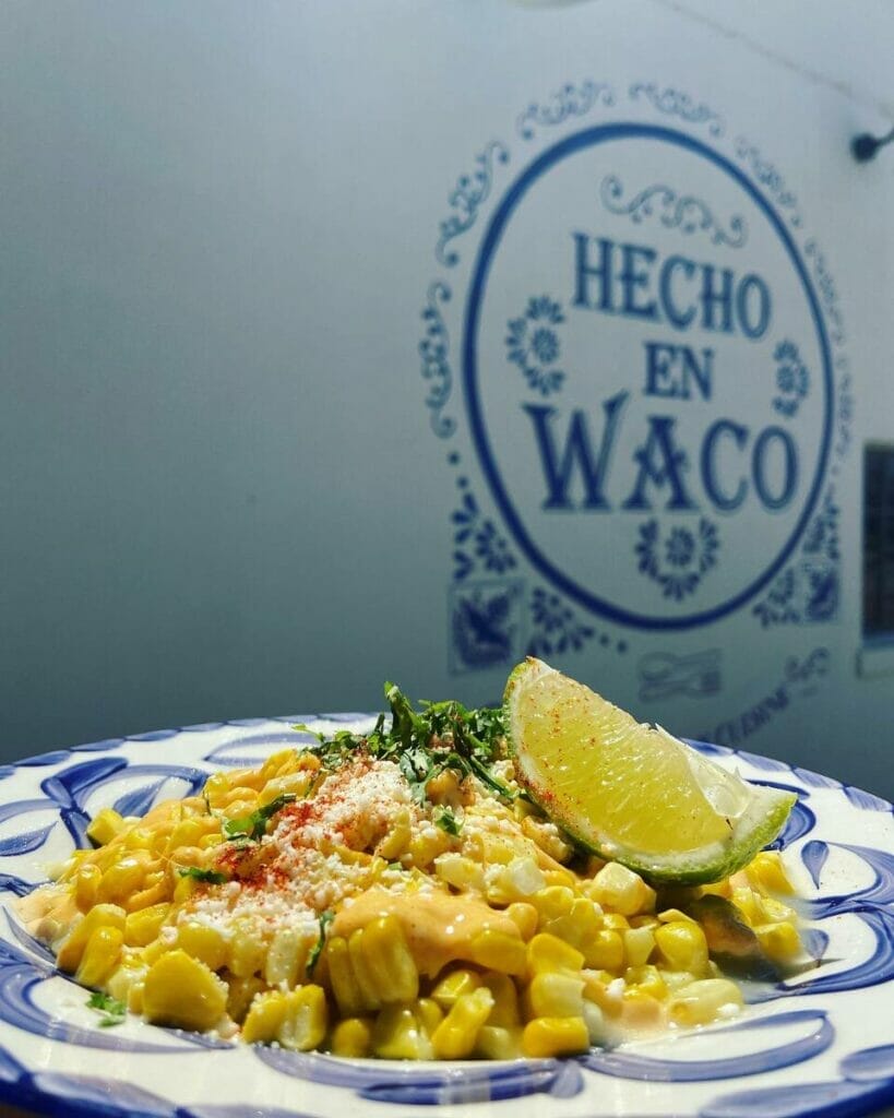 Hecho En Waco dinner plate