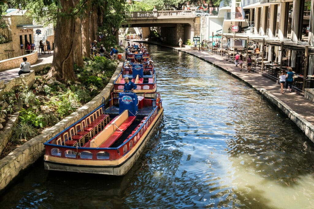 River Walk boats 