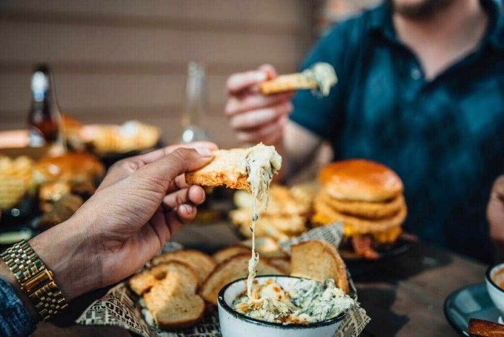 spinach dip from Walk On's in Waco Texas 