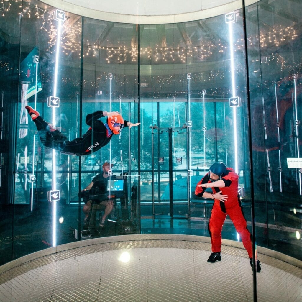 iFly Dallas date night idea in Dallas 